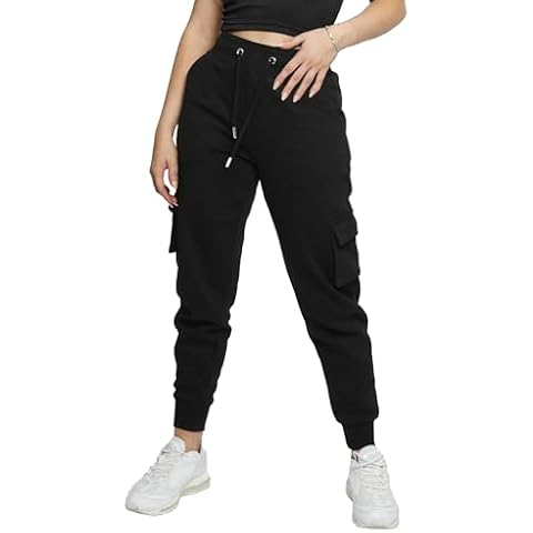 JMOJO Women's High Waisted Cargo Trousers Cover
