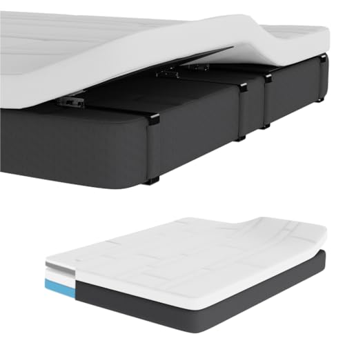 LANGEL SYSTEM · 180x200x26 · Colchón Original Lift · Cabezales Elevables · Viscoelástico · Espuma Gel · Firmeza Media-Firme-Personalizable · Hipoalergénico ·Transpirable · Confortable · Ergonómico