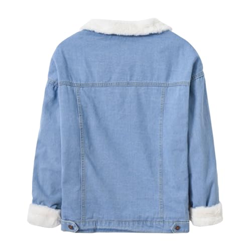 Image of Fashion Mens Denim Trucker Jackets Slim Fit Mens Jeans Jacket Cotton Outwear Coat Long Sleeve Plus Size Male