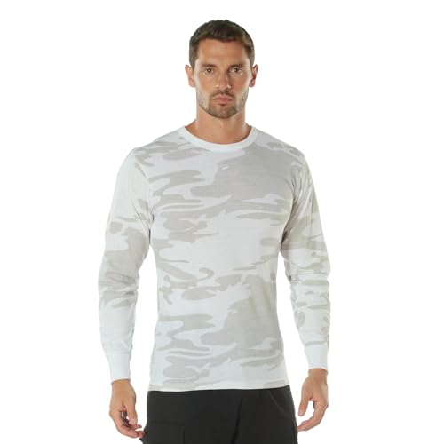 Image of Rothco Long Sleeve Camo T-Shirt - Rugged Crew Neck Tee Shirt for Men & Women