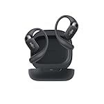SHOKZ New OpenFit 2 Open-Ear Headphones, True Wireless Bluetooth Earphones with Microphone, Earhook Earbuds with 48 Hours of Playtime, Fast Charging, IP55 Water-Resistant, with Carrying Bag, Black