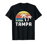 Retro Palm Trees for Tampa Bay Florida T-Shirt