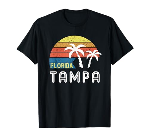 Retro Palm Trees for Tampa Bay Florida T-Shirt