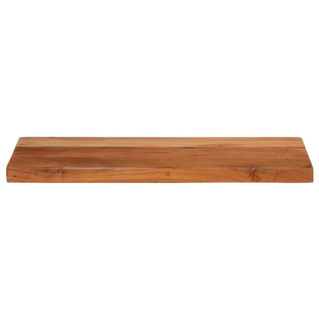 Hothingwell Prostokątny blat stołu z litego drewna akacjowego 40 x 20 x 2,5 cm, wymienny blat do stołu barowego lub bocznego, rustykalny design i gładka powierzchnia Łatwe do czyszczenia