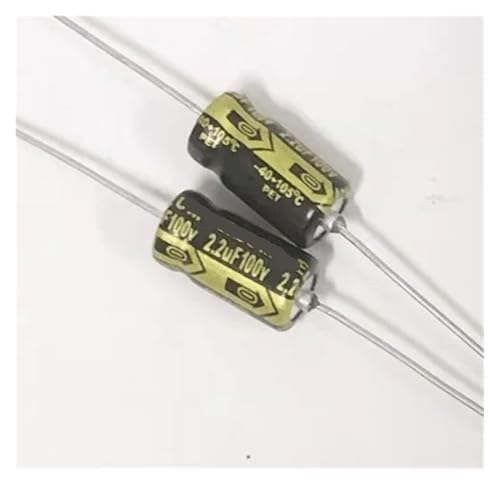 Condensador axial electrolítico 2.2uf 100v soluciona caídas de tensión en placas electrónicas