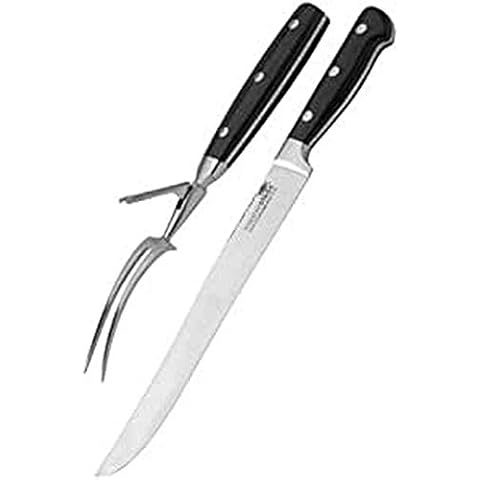 Kitchen Craft MasterClass Deluxe 2-teiliges Fleischschneideset aus Edelstahl Cover