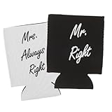 COLLBATH 2 Stücke Kreative Hochzeit Dosenkühler Hüllen Getränkehalter Neopren...