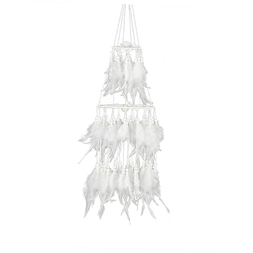 HOLIDYOYO Hanging Dream Catcher Pendant Boho Style Wall Hanging Dreamcatcher Ornament for Home Dream Catcher Light Decor