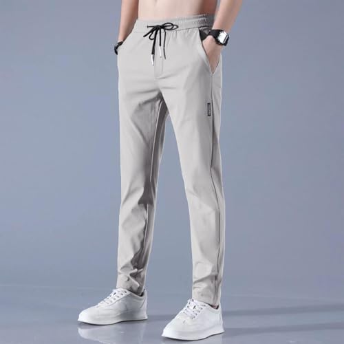 Men's Lightweight Joggers Pants Quick Dry Casual Athletic Elastic Waist Hiking Pants with Pockets, S-5XL2