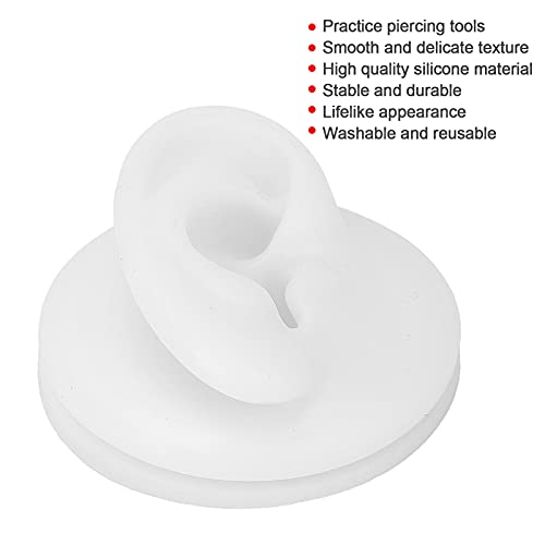 Modello di orecchio in silicone, morbido al tatto