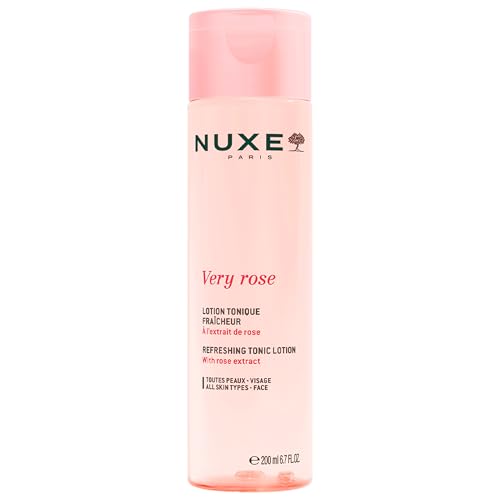 NUXE Very Rose Refreshing Tonic Lotion. Facial Toner for Sensitive Skin, with Rose Water, 6.7 Fl Oz