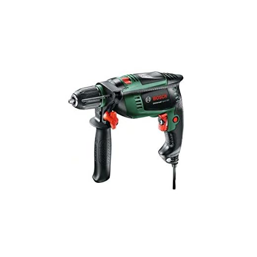Bosch Universal Impact 800 - Taladro percutor (800 W, empuñadura adicional, tope de profundidad, maletín)