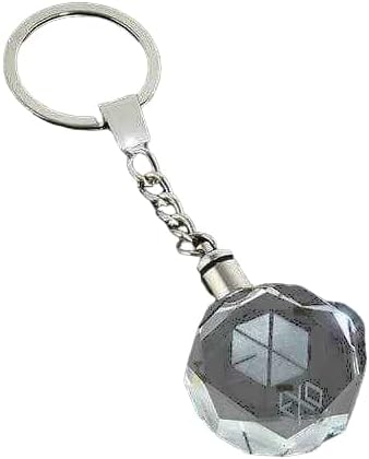 RVM Toys EXO Kpop Music Band Led/Logo Metal Keychain Key Chain for Car Bikes Key Ring