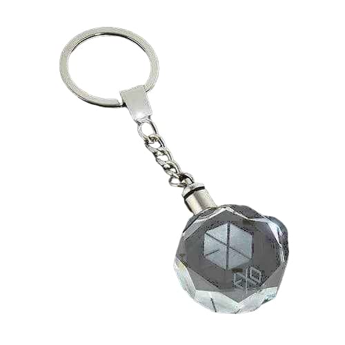 RVM Toys EXO Kpop Music Band Led/Logo Metal Keychain Key Chain for Car Bikes Key Ring