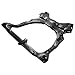 ALMULOO Front Subframe Crossmember Compatible with 2019 2020 2021 2022 2023 Toyota RAV4 Replacement for 511000R012 Electrophoresis Primed Black Steel