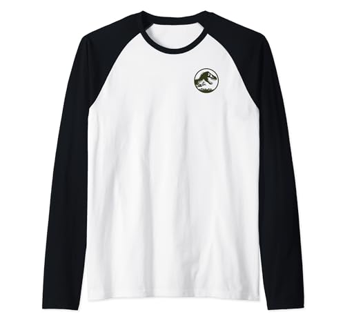 T-Rex Silhouette Pocket Print Raglan vêtement Jurassic World au design minimaliste