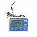 CIRONI G1/2 DN15 Gear Flow Meter Counter Indicator Sensor, Liquid Fuel Flow Meter LCD Display with Adapter (Size : DN15)