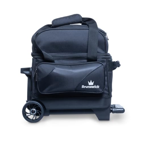 Brunswick Zone Single Roller Bowling Bag (Black)