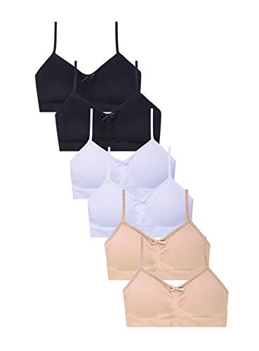 6 pcs Girl's Plain Stretchy Seamless Boyshorts Panty or Top S/M/L/XL