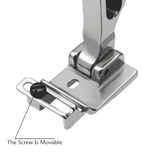 Pie Prensatelas De Borde Ajustable De Acero Para Máquina Industrial miniatura 5