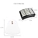 Replacement Filter Compatible with Shark CU512 Navigator Lift-Away XL Multisurface Upright Vacuum Cleaner （2 HEPA filters + 2 Foam）
