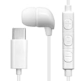 ラスタバナナ iPhone15 Android 用 Type-C 片耳 モノラルイヤホンマイク カナル型 DAC搭載 有線 ホワイト REMMSCD02WH