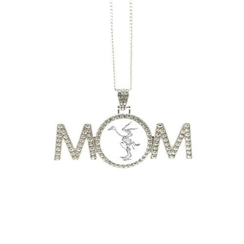 Cadeau Fête des Mères : collier squelette autruche pour maman