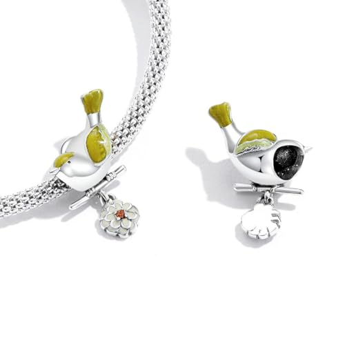 Image of MUNDELL Conch Bead Charm Dachshund Dala Horse Pendant Charm Bird Sun Charm for Original Charm Bracelet or Bangle