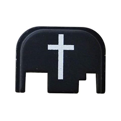 Squirrel Daddy Cross Permanently Marked on a Slide Cover Plate for Glock Cover