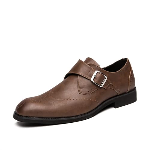 YZABEL Men's Faux Patent Leather Tuxedo Dress Shoes, Fashion Casual New Business Shoes Business Work Office Dress Shoes for Dating Prom Business Work