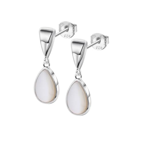 LOTUS SILVER Pendientes Mujer LP3795-4/1 Plata de Ley 925 ml - Perla - Ligeros, Cómodos y Resistentes - Cierre Seguro de Presión - Aretes de Mujer LOTUS SILVER Pendientes Mujer LP3795-4/1 Plata de Ley 925 ml - Perla - Ligeros, Cómodos y Resistentes - Cierre Seguro de Presión - Aretes de Mujer
