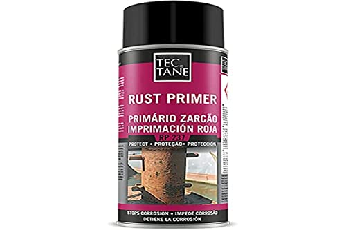 TECTANE IMPRIMACION ROJA, Evita la Corrosión de Materiales Férreos y Actúa Como Imprimación Para Superficies Lacadas RP 237, Bote de 400 ml, Rojo Cover