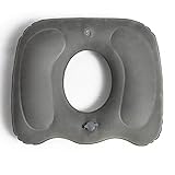 CLIUNT Orthopädisches sitzkissen, Hämorrhoiden sitzkissen, Sitzring steißbein entlastung, für Bürostuhl Auto Rollstuhl Pregnancy, Coccyx, Bed Sores, Post Natal, Sciatica - Grau