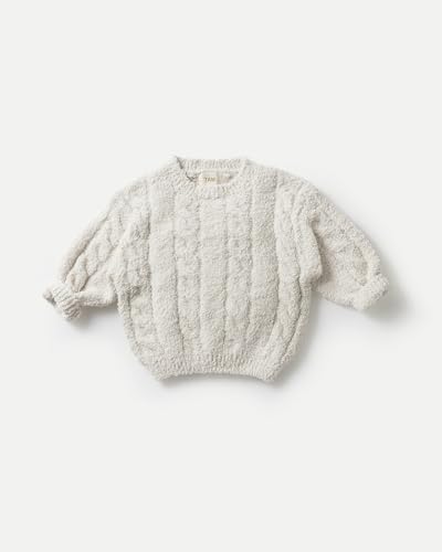 7AM Boxy Sweater Cable Fuzzy2