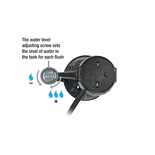 Image of Fluidmaster 400A Fill Valve & 2-Inch Flapper Toilet Repair Kit | Includes 400A fill valve and solid-frame 2 in. flapper, Helps fix noisy or running toilets, Adjustable 9-14 in. height