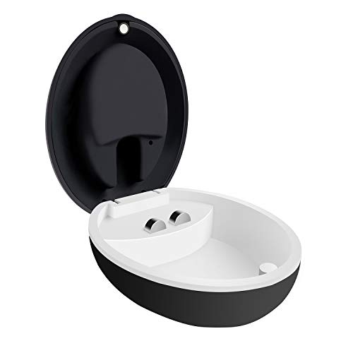 Hearing Aid Size 13 Battery Charger with Rechargeable Batteries, One Charger and Two Size 13 NI-MH P13 Hearing Aid Batteries