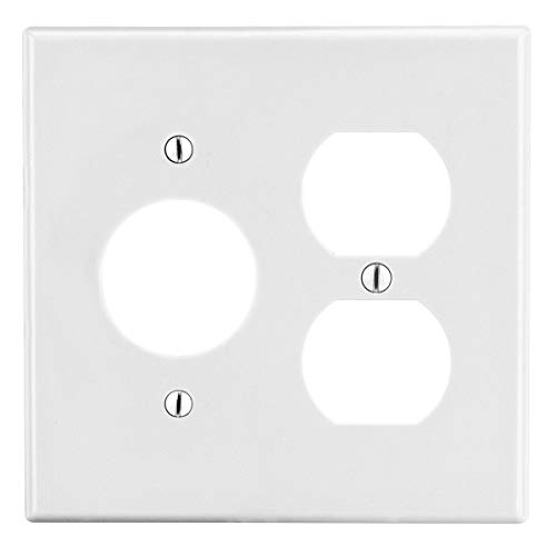 Placa de pared P78W termoplástica con acabado blanco liso Bryant Electric 2