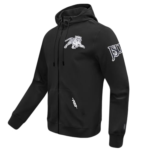 Image of Pro Standard Mens College Classic Chenille Cotton Double Knit Full Zip Hoodie