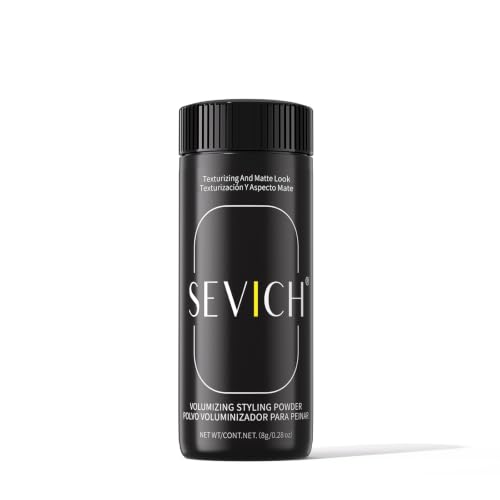 SEVICH Hair Volumizing Powder Texturizing & Root Lift for Fine Thin Hair Matte Finish Styling Dust Powder for Men & Women Oil Absorbing Volume Booster 0.28oz/8g