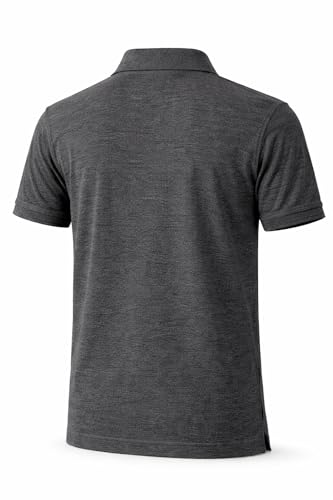 Image of Men's Polo T-Shirt | Breathable, Moisture-Wicking, Soft & Lightweight | Regular Fit Casual & Travel Wear