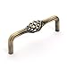 Dynasty Hardware P-81420-AB 3-3/4-Inch CTC Birdcage Cabinet Hardware Pull, Antique Brass