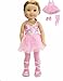 Pink Ballerina 4 pc Set for 14-Inch Dolls | Premium Quality & Trendy Design | Dolls Clothes
