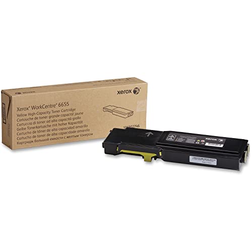 Price comparison product image Xerox Genuine Workcentre 6655 Yellow High Capacity Toner Cartridge (7