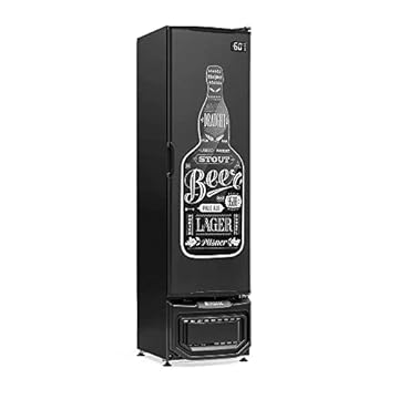 Refrigerador Vertical Cervejeira 230 Litros 220v Frost Free GCB-23E/PR Gelopar Preto