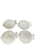 Sigrid Olsen Set of 4 Melamine Snack Bowls, White Fish
