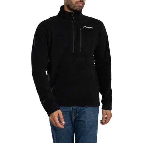 Berghaus Men's Prism Micro Half Zip Polartec Fleece, Dark Blue XXL Black