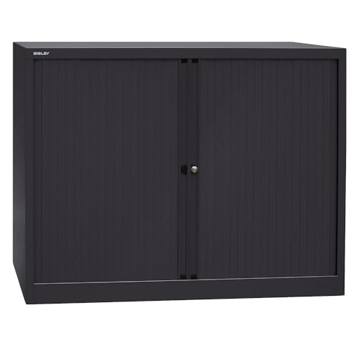 BISLEY Rollladenschrank EuroTambour, 2 Fachböden, 2,5 OH, Metall, 5633...