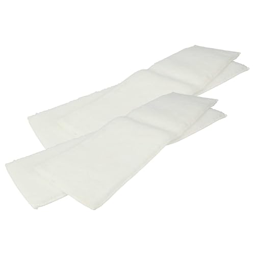 vhbw 4X Paño Limpieza Compatible con Kärcher DE 4002, K 1102, K 1201 Limpiador a Vapor - paño Suave para el Suelo 40,5 x 11,15 x 0,3cm