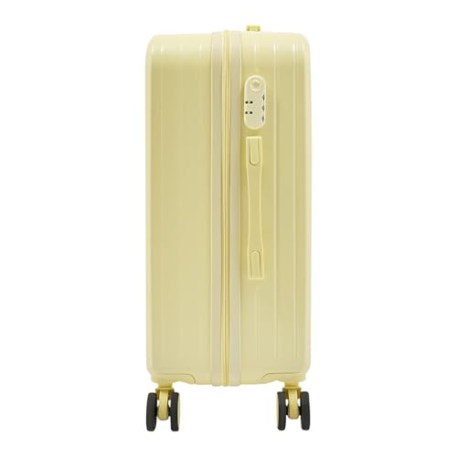 24" Luggage with Spinner Wheels 15.75 x 9.84 x 24.02in Travel Luggage Suitcase with 3-Digit Password Lock 99.21Lbs Suitcase with Cup Holder for Travel Business Trips3