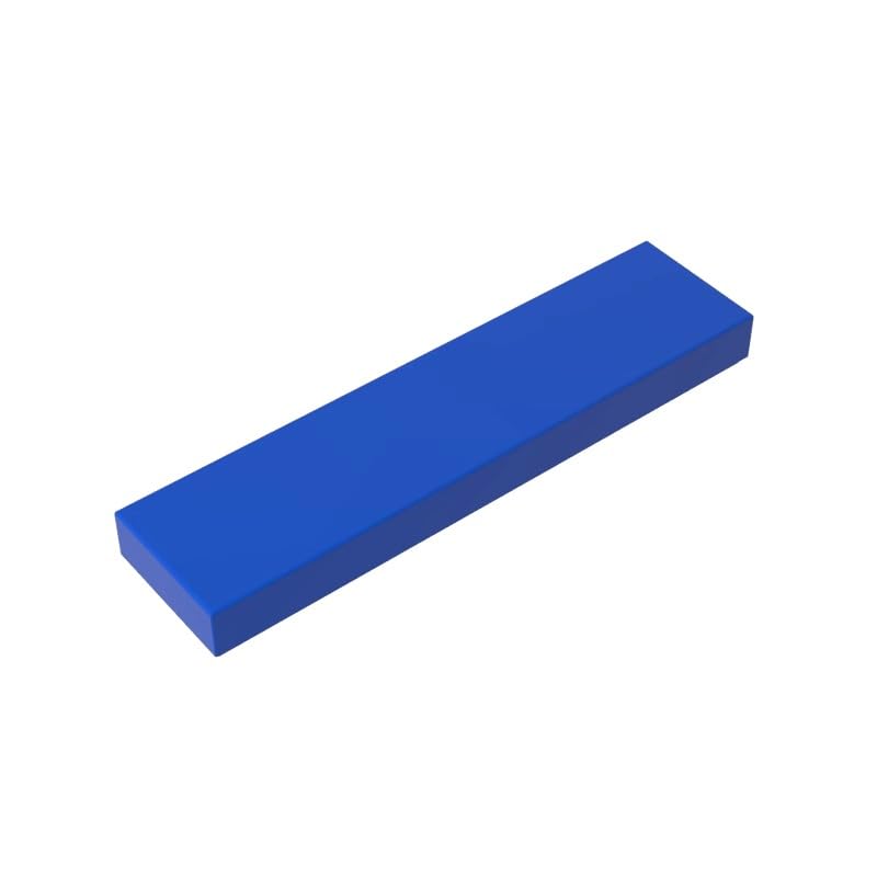 Gobricks 2431 Foundation Plate Tile 1x4 with Groove 50 Pieces GDS-563 Compatible with Lego Building Blocks Color:Blue โ image 1